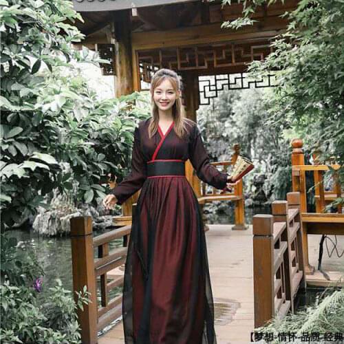 Ancient Chinese Cosplay Costume Antique Style Chinese Clothing Women Hanfu Clothes Lady Stage Dress Hanfu National Costume