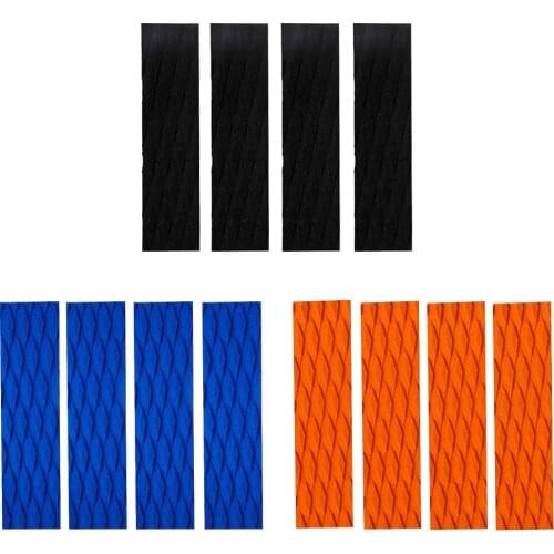 Lot 4 Diamond Pattern EVA Surfboard Traction Pad Tail Pads Surfing Bar Deck Grip