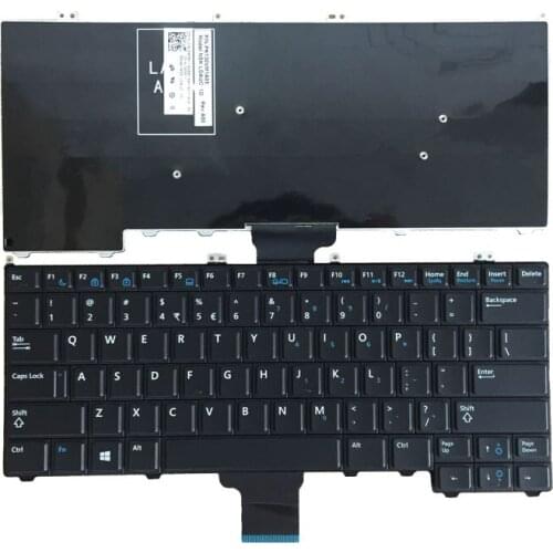 NEW Keyboard For DELL Latitude E7240 Keyboard US Language No backlit Black