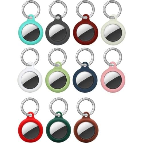 Simplicity Protective Cover Shockproof Soft Silicone Case Shell Protector for AirTags Tracker Accessories