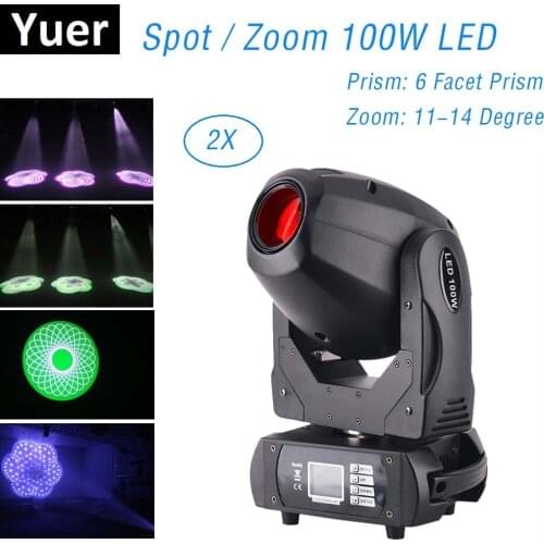 100W LED Lyre Moving Head Light Beam Spot Zoom Light For Dj Disco Nightclub Party Light Music Professional Dj Equipments Luces