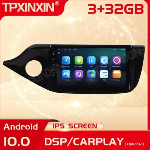 2 Din Carplay Android Radio Receiver Multimedia Stereo For KIA CEED 2012 2013 2014 2015 2016 GPS Navigation Audio Auto Head Unit