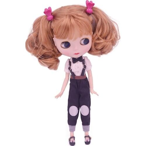Blyth Doll BJD, Neo Blyth Doll Nude Customized Frosted Face Dolls Can Changed Makeup and Dress DIY, 1/6 Ball Jointed Dolls SNO9