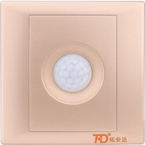 Concealed human body induction switch, infrared induction switch, four-wire induction switch with fire line