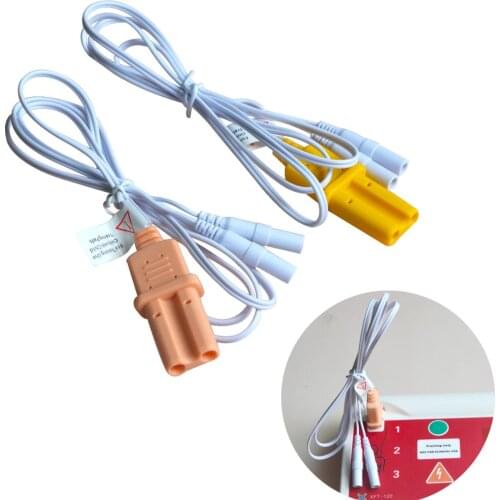 Replacement Electrode Lead Wire Cable Connect With XFT AED Trainer Training Patches Emergency Rescue Skill Teaching Supplies