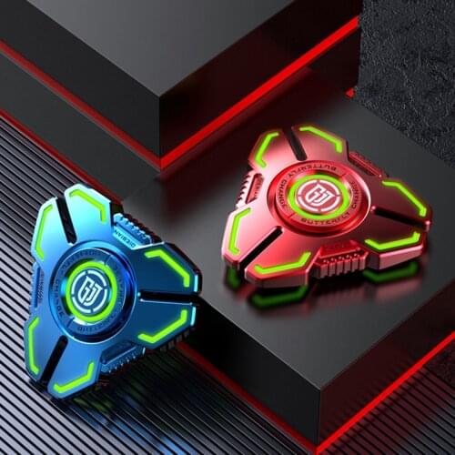 Metal Alloy Fidget Spinner R188 Mute Bearing Multifunction Luminous Hand Spinner Fidget Toys For Adult Kids Stress Relief Toys