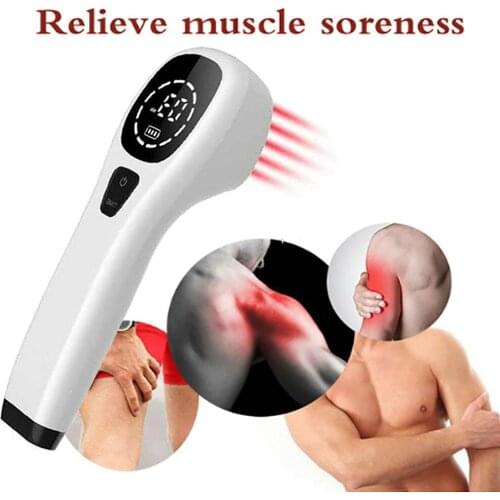 Sport Injuries, Back,Knee Pain,Wounds Healing,Pain Relief LLLT Red Light Therapy Device 650nm 808nm Safety Cold Laser Machine