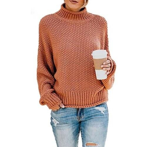 URIFENS Invierno Mujer 2021 Winter Clothing Turtleneck Solid Korean Sweater Women Casual Thick Pullover Plus Size Jumper LMY184U