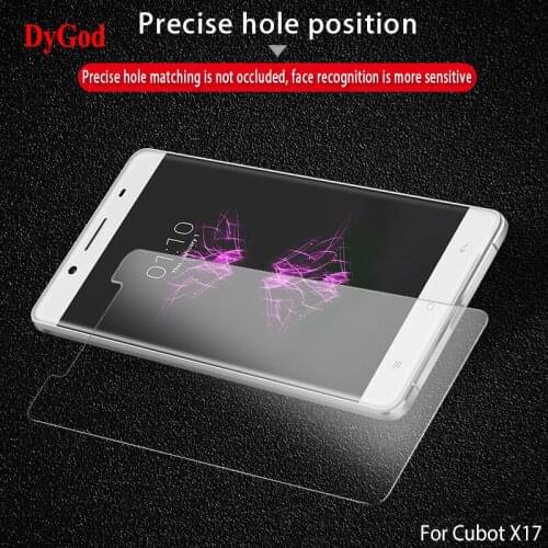 DyGod For Cubot X9 X12 Tempered Glass Front Film Screen Protector Glass 5.0 inch For Cubot X17 X17 S Toughened Phone Film