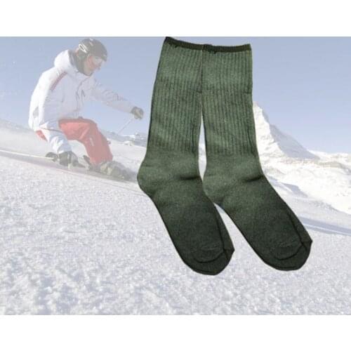 Winter Long Stockings Thick Warm Fleece Material Socks Men Women Uni-sexual