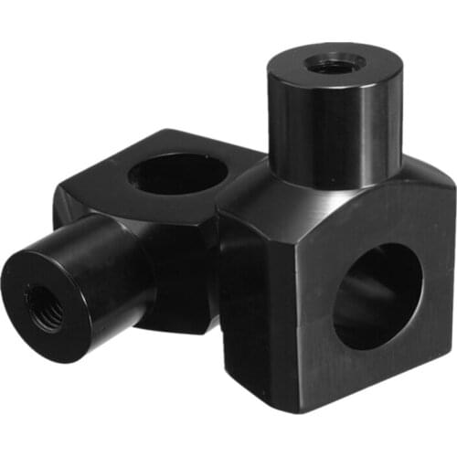 2Pcs Black Universal Motorcycle 25Mm 1 Inch Handlebar Risers Clamp For Harley For Suzuki For Yamaha