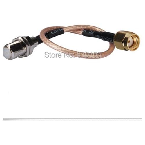 2pcs lot RP-SMA Male RG316 to F Female Plug Adapter Cable pigtail 20cm Free Shipping