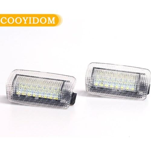 2pcs LED courtesy door light For Toyota FT-86 Crown 2005-2008 12V white light 6500K welcome light For Lexus IS250 ES350 LX570