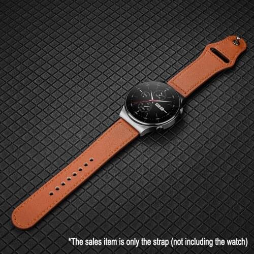 22mm Leather Band For Huawei Watch GT 2 Pro 2e Strap For SAMSUNG Galaxy Watch 46mm Honor Watch Magic 2 /GS pro Accessories