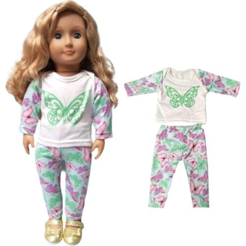 40cm Bebe Doll dress rompers bathrobe 18 Inch Doll bow dress children Girl new year Gift