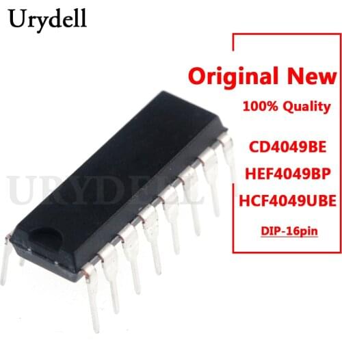 5pcs CD4049BE CD4049BD CD4049UBE HEF4049BP HCF4049UBE CMOS Hex Buffer/Converters DIP-16pin