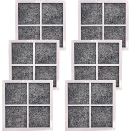 6 Pcs Replacement Air Filter for LG LT120F Kenmore Elite 469918 Refrigerator Adq73214402, Adq73214404
