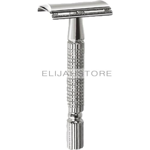 BAILI BT131 BAILI Long Handle Double Edge Blade Safety Razor Shaver Butterfly Open Head for Barber Men INK