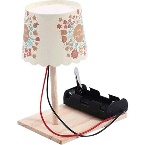 DIY paper cup small table lamp toy childrens puzzle assembly manual experiment material package small production