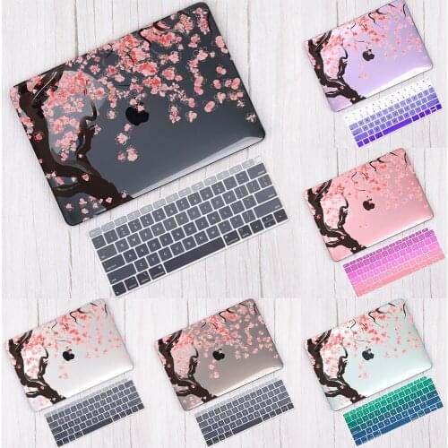 For 2020 MacBook Air 13inch Case A2179 A2337 Cherry Blossoms Print Hard Cover for Mac Air Pro Retina 11 12 13 15 16" A2338 A2289
