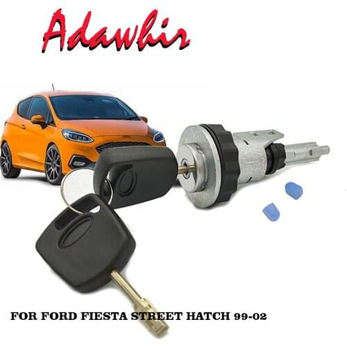 FOR FORD FIESTA STREET HATCH 99-02 TRUNK BACK LOCK CYLINDER WITH 2 KEYS 98FU A22050 CDPM