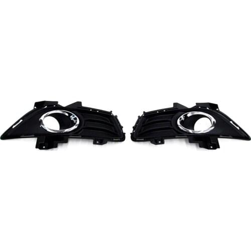 DS7Z-17E810-AA/DS7Z-17E811-AA 1 Pair Car Front Lower Bumper Foglight Grille Cover Replacement for Ford Mondeo 2013