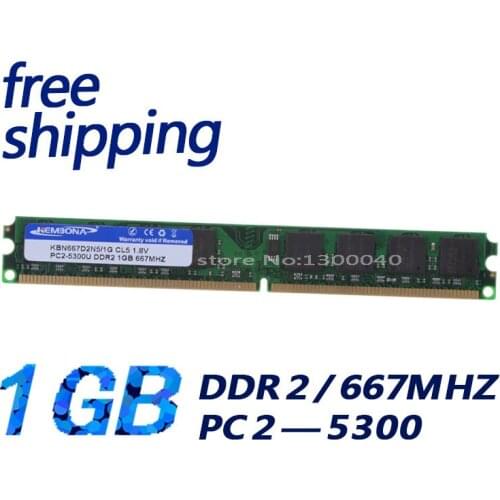 KEMBONA cheapest New Sealed longdimm DDR2 667 Mhz1GB for desktop RAM for all motherboard / Lifetime warranty / Free Shipping