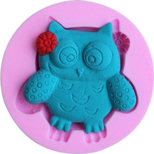 Small Owl Shape Hands Shape 3D Silicone Cake Mold, Cartoon Figre/cake Tools Soap Mold Cake Decoration D407