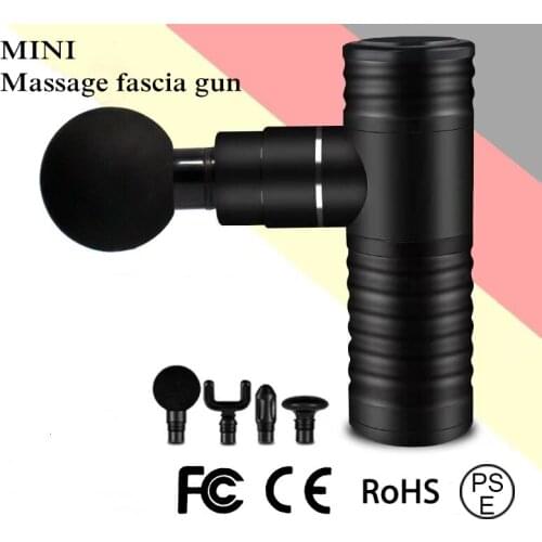 Mini Portable Pocket Electric Massager Gun Body Muscle Relaxation 4 Stalls Strong Massager For Neck and Back Slimming Shaping