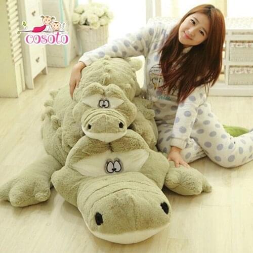 80cm Crocodile costume alligator stuffed animals pillow dinosaur plush giant stuffed animals cushion pillow soft stuffed toys