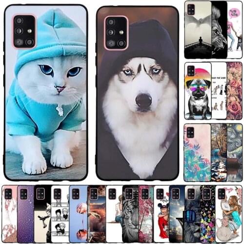 Soft Silicon Case For Samsung Galaxy A51 5G Case Soft TPU Funda Protective Bumper Phone Case For Samsung A51 5G Case Cover Shell