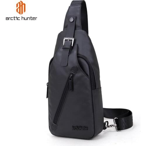 ARCTIC HUNTER Waterproof Crossbody Bags for Men Messenger Chest Bag Pack Casual Single One Shoulder Sling Bagpack Zipper