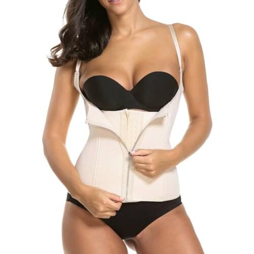 Neoprene Sauna Sweat Vest For Fat Burning Workout Thermo Stomach Slimming Belt Waist Trainer Cinchers Women Body Trimmer Corset