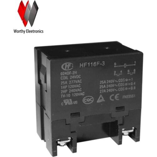 Wholesale 10pcs/lot relay HF116F-3-024DF-2H