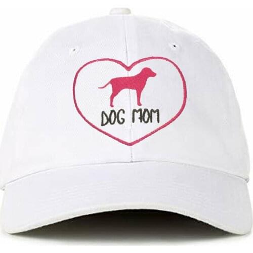 Printed DOG MOM Love Surrounds Baseball Cap Hat Adjustable