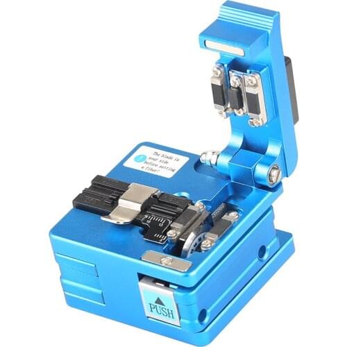 SKL-S2 fiber cleaver knives fiber optic cable pigtail bare fiber cutting fiber knives fiber cutting machine blue