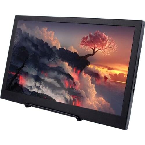 13.3" Full HD Ultra-Thin Portable Computer Monitor PC 1920x1080 1080P IPS LCD LED Display HDMI for Raspberry Pi 3 B 2B