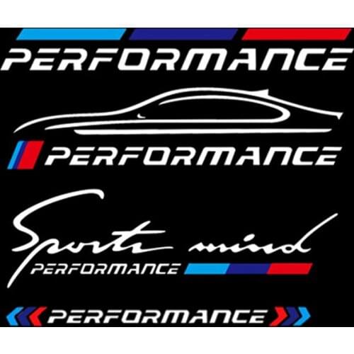 Car Performance Body Sticker for BMW 1 Series 3 Series 5 Series X1X3X4X5X6 Tri-color Eyebrow Reflective Car Sticker Auto Parts