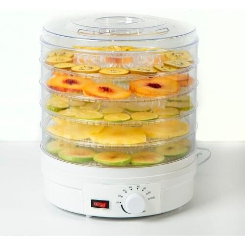 Fruit Vegetable Dehydrator 5 layer practical 350 w heater power fruit vegetable drying machine