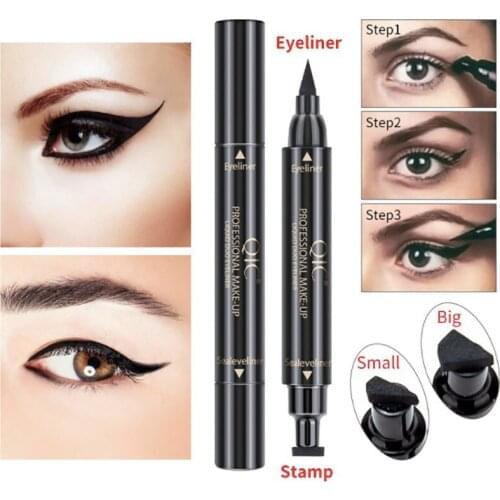 Waterproof Cat Black Renkli Eyeliner Pencil Stamp Stencil Crayon Liner Yeux Oogpotlood Delineador De Ojos Timbres Pen Eyliner