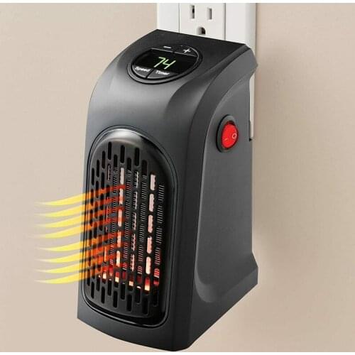 ELOOLE 220v Small Domestic Heater Wall Electric Mini Fan Heater Air Heater For Winter EU/US/UK Plug For Bedroom Office Desktop