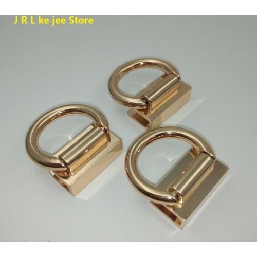 2pcs/ 10pcs /30pcs high-quality zinc alloy handbags Shoulder strap link screw clips Bag handle metal accessories
