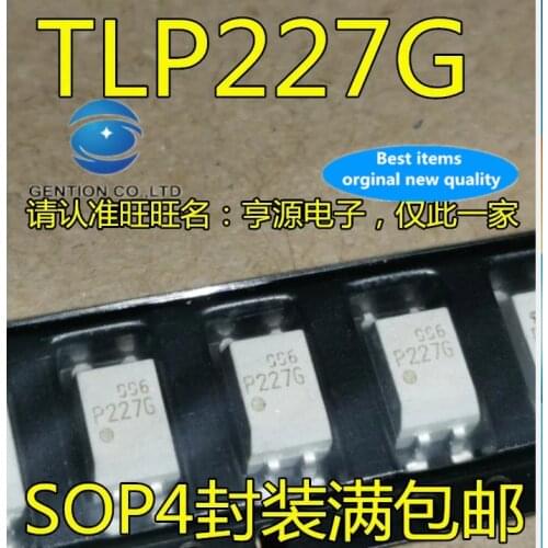 10PCS TLP227 TLP227G P227G SOP4 decoupling/solid state relay light coupling chips in stock 100% new and original