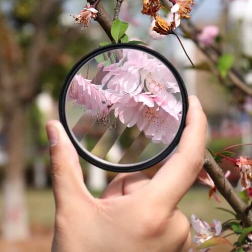 72mm Inner Diameter Linear Glass Prism Camera Filter Foreground Blur Film and Television Props SLR Photography Accessories