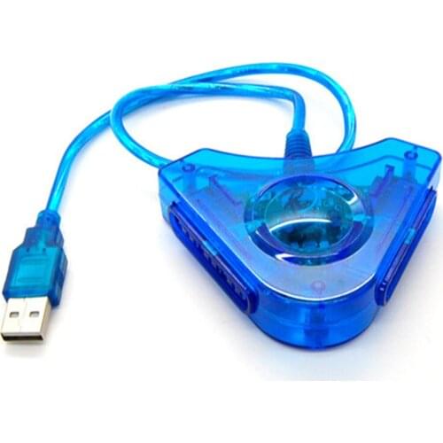 Adapter for PS1 / PS2 Playstation 1 2 To PC USB Game 2 Controller Converter Gamepads Dual Pads