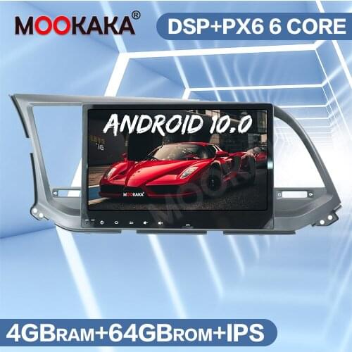 Android 10.0 4G+64GB Car GPS Navigation Radio for Hyundai Elantra Avante 2014+ Auto Stereo Multimedia Player Recorder Head Unit