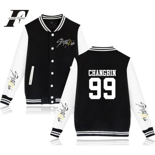 Stray Kids Baseball jacket bomber jacket women/men 2019 Album Yellow Wood Casual sweatshirt hit hop korean streetwear Clothes