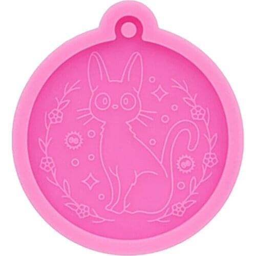 Keychain Epoxy Resin Mold Key Chain Pendants DIY Craft Casting Silicone Mould AXYD