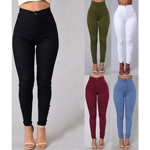 Women Sports Pants Women Stretch High Waist Slim Pencil Pants Streetwear Trousers SkinnyBottom Female Running Joggers Clothing