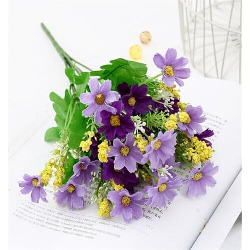 Hot sale 1pcs gerbera Artificial flower 30cm diy home decor house wedding silk flowers display decoration painting jump orchid